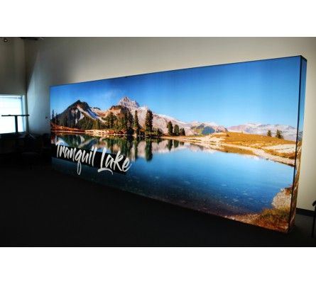 Backlit vải tráng để in UV